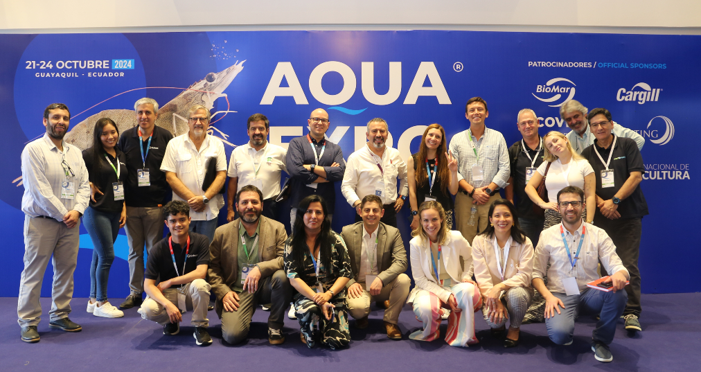 Proveedores acuícolas de Los Lagos participaron en Aqua Expo Guayaquil 2024