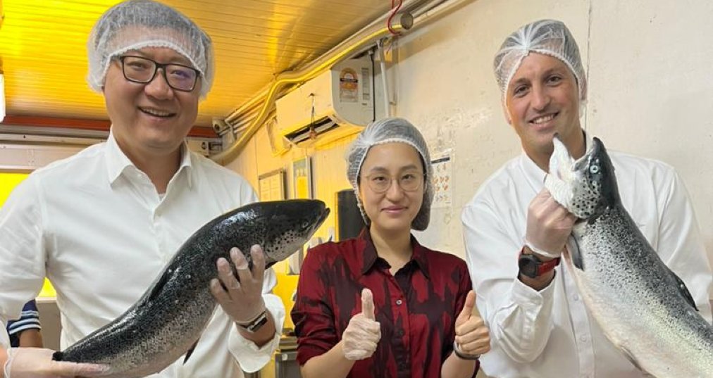 Celebran llegada de salmón fresco chileno a Malasia