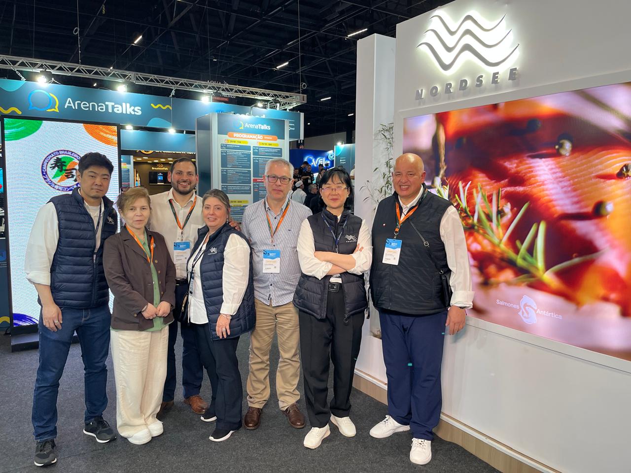 Salmones Antártica fortalece presencia internacional con participación en Seafood Show Latin America