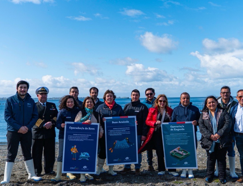 ChileValora y Consejo del Salmón presentan los tres primeros perfiles para profesionalizar oficios de la industria salmonera