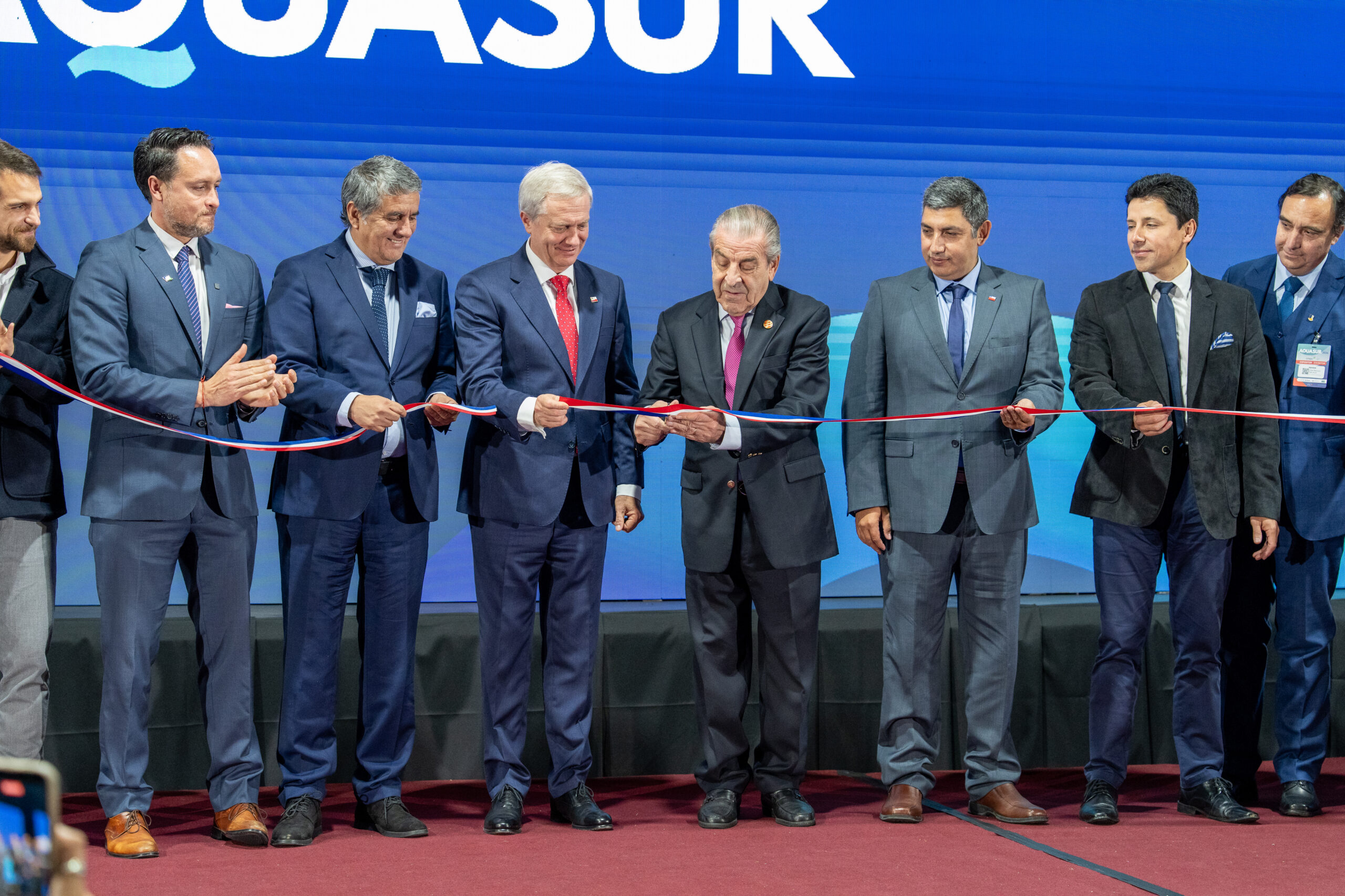 Aquasur 2026 se inauguró con la presencia del Presidente de la República y se proyecta como la principal feria acuícola del mundo