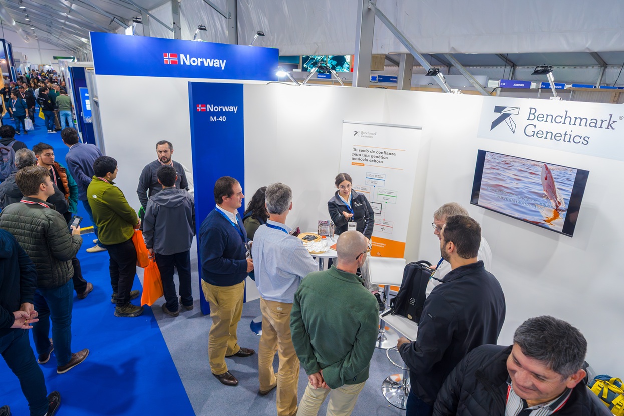 Benchmark Genetics presentó soluciones genéticas integrales para la acuicultura en Aquasur 2026